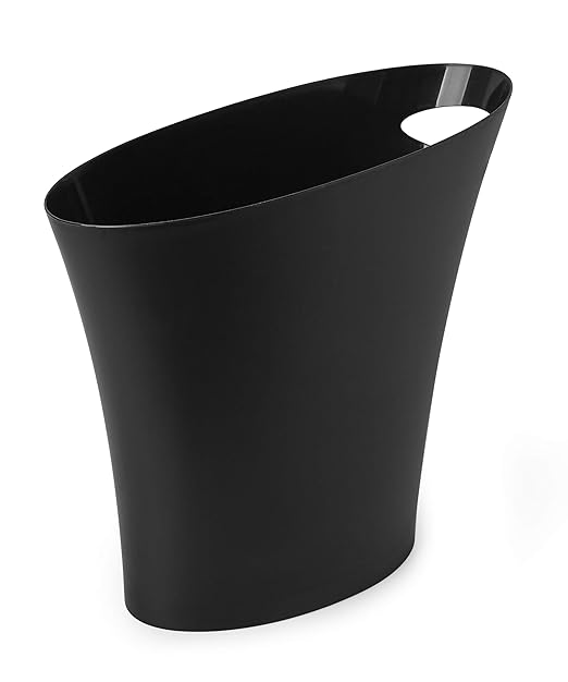 umbra Slim Trash Can Oval Lidless Pail Trash Can Trash Box