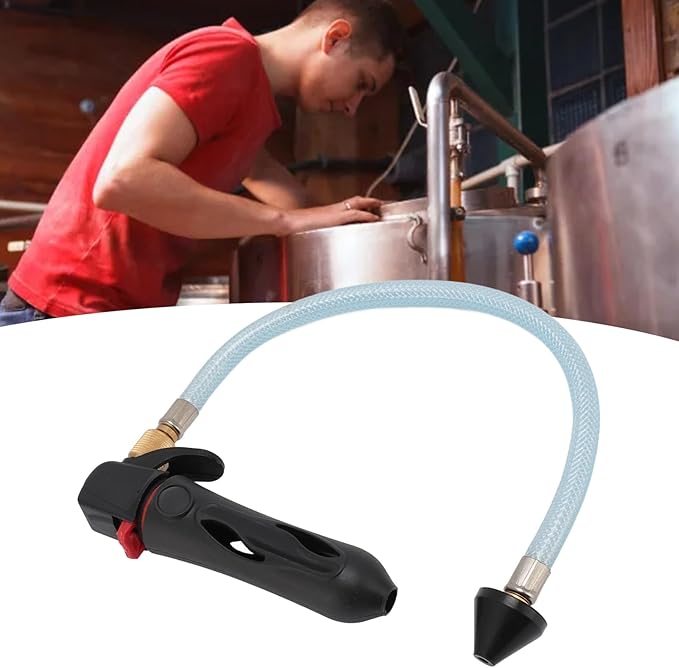 AC Drain Line Cleaner Tool Portable AC Condensate Line Cleaner for AC Clogs (Black)