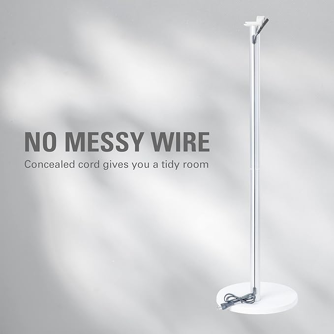 Greenworks Stick Vacuum Foldable Stand for Charger (White) Works with Greenworks 24V Stick Vacuums (SVW24L411 SVG24L411 ‎SVW24L410 ‎SVG24L410)