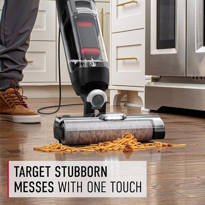 Hoover Streamline Corded Hard Floor Cleaner Machine Wet Dry Vacuum Floor Cleaning Machine Self Cleaning System Ideal for Hardwood Luxury Vinyl Tile and More (Renewed)