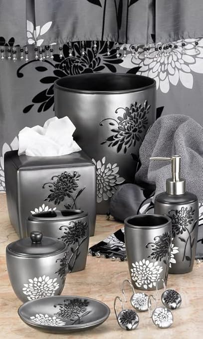 Zahari Home Decorative Trash Can for Bathroom Office &amp Bedroom - 2.1 Gallons Stylish &amp Small Trash Can for Dorms Desktop &amp Restroom - Chic Waste Basket for Compact Spaces Erica