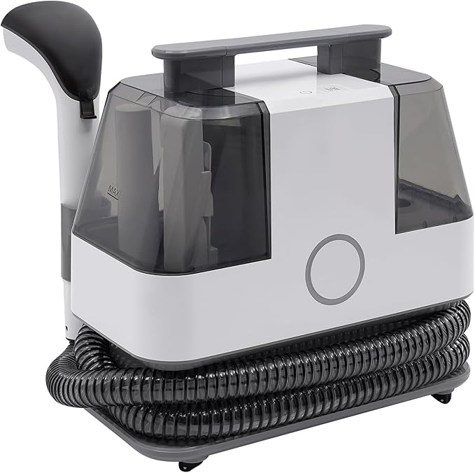 CNCEST Cleaner Machine15KPa Portable Carpet Couch Deep CleanerWet or Dry Handheld Rug Cleaner with Two Tanksfor Furniture Hand Held Sofa Shampooer for Car Seat Pet Stain
