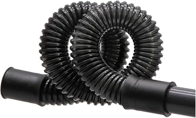 Compatible for Flowcolour EVA 20mm25mm-32mm-40mm-50mm Flexible Ribbed Hosing Corrugated Hose Fish Tank Pipe Adaptor Pipe Fittings(40mm X 0.5M)