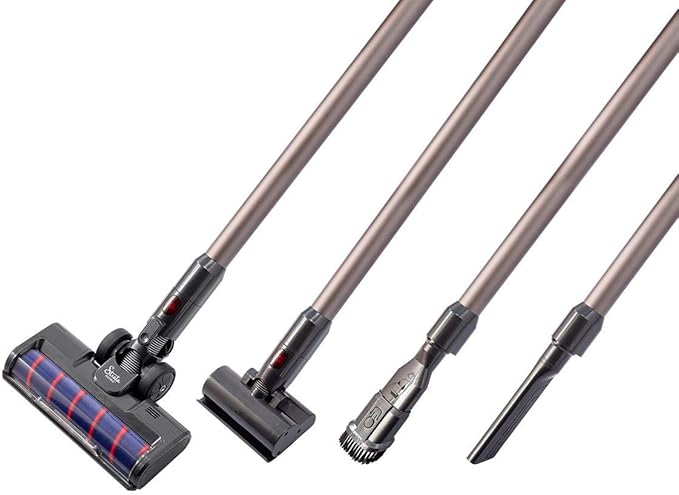 Monoprice Strata Pro Cordless Stick Vacuum Cleaner 400W Power 3 Power Settings 45 Minutes Run Time Built in LEDs Wall Mount &amp Attachments Included