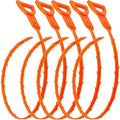 Snake Hair Drain Clog Remover Cleaning Tool Hair Drain Clog Remover and Removal Opener Sink and Bathtub 20.5 Inch Orange Set of 5