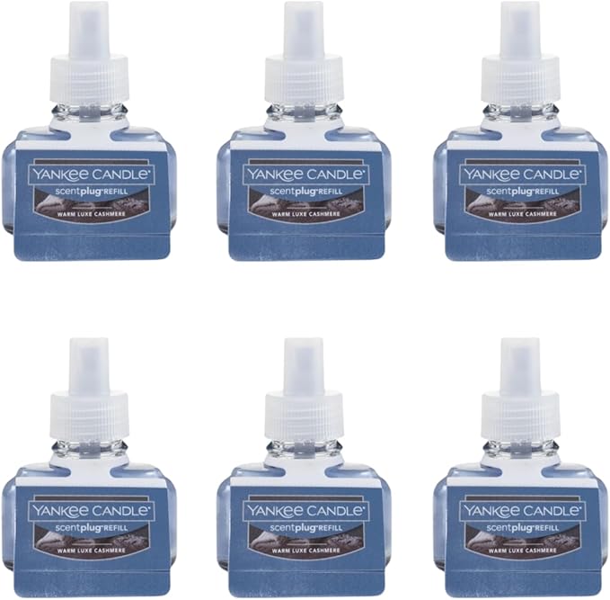 Yankee Candle Scent Plug Refill Warm Luxe Cashmere (Pack of 6)
