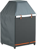 Kegerator Cover with 600D Waterproof Oxford Fabric for Protecting Outdoor or Indoor Beer Tower Dust Cover 26.8x26.8x45.7 Inches