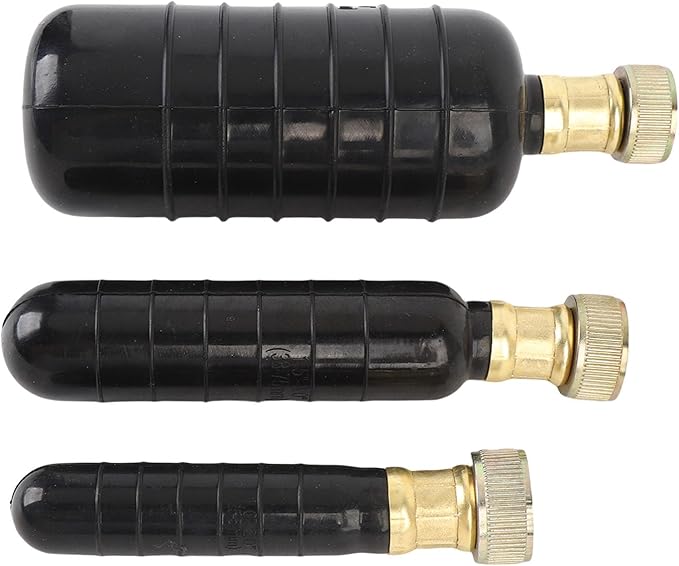 Rubber Drain Bladder Kit for 1 to 6 Inch Drain Pipes Bathroom Kitchen Sinks Unclog Bladders 3PCS DRAIN KIT