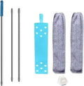 Household Long-Handled Telescopic Mop Floor and Ceiling Cleaning Portable Dust Brush Tools(3 Pole Mop)
