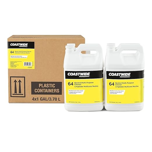 Sustainable Earth Neutral All‑Purpose Cleaner #64 1‑Gallon Bottles 4/Carton — Multi‑Surface pH‑Neutral Cleaning Concentrate for Commercial Floors &amp Hard Surfaces