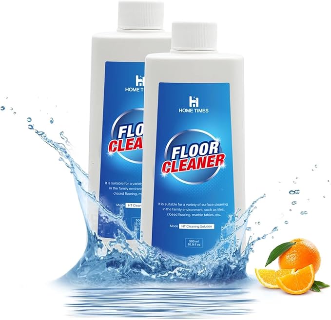 Robot Vacuum Floor Cleaning Concentrate For MopsCompatible For Roborock Compatible For Tineco Etc. Hardwood &amp Multi-Surface(2 bottles)