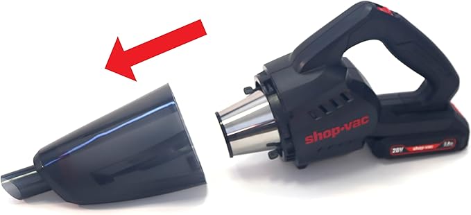 Shop-Vac 5430087 Handheld Vacuum Cordless Rechargeable Lithium 20V Lightweight Design Ideal for Quick Cleanups in Home Garage and Vehicle