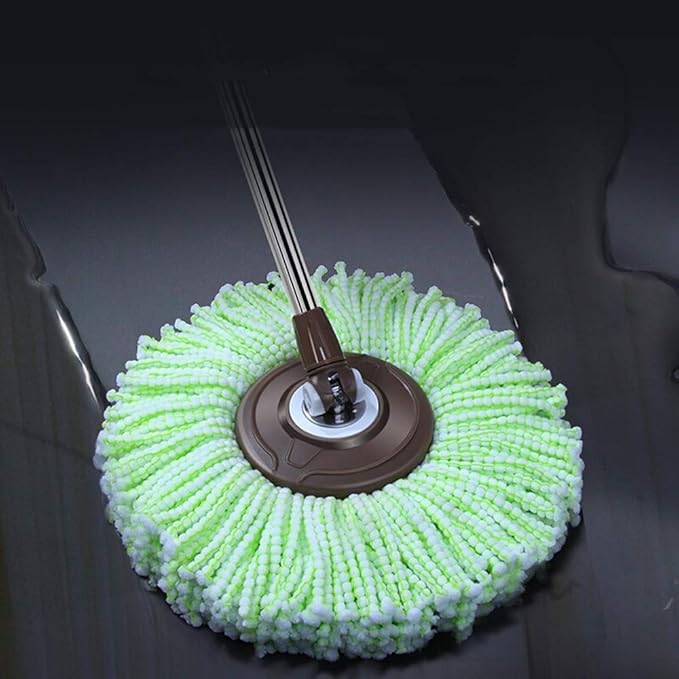 Mop and Bucket Floor Cleaning System – with Adjustable Extendable Handle &amp Washable Microfiber Mop Pads for Hardwood Tile &amp Laminate