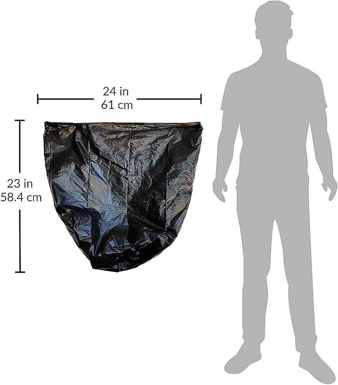 Reli. EcoStrong 6-10 Gallon Trash Bags | 500 Count Bulk | Black | Eco-Friendly | Made from Recycled Material