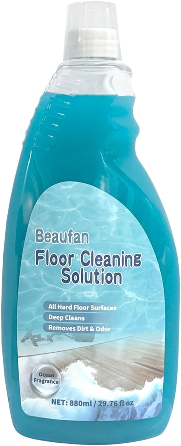 200X Concentrated Floor Cleaning Solution for All Robot Vacuum and Mop Wet Dry Vacuums Compatible with Eufy Roborock Roomba Tineco Bissell Shark 29.76 fl oz Makes 47 Gallon Cleaner(Ocean Scent)