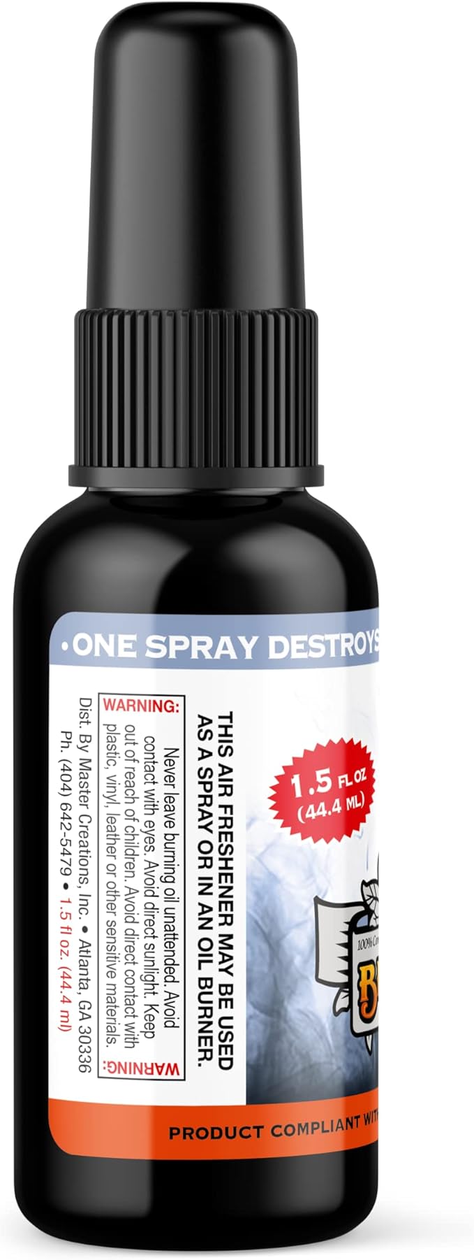 BluntPower (Blue Steel 5 Pack) Concentrated Odor Eliminator and Diffuser Oil - Room Deodorizer Odor Eliminator and Smoke Eliminator Spray - Premium Oil Based Air Freshener &amp Odor Eliminator Spr