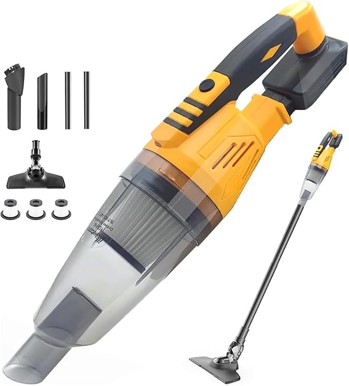 20V Max Cordless Stick Vacuum Cleaner 2-in-1 Lightweight Handheld and Upright Vacuum with Dual Mode Suction Compatible with 20V/18V Battery Platforms for Home Car Workshop Use