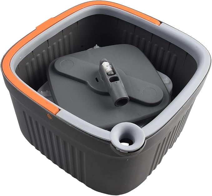 Revolutionary Self Wringing Rotating Mop for Efficient Cleaning of All Floor Types Including Tile and Wood