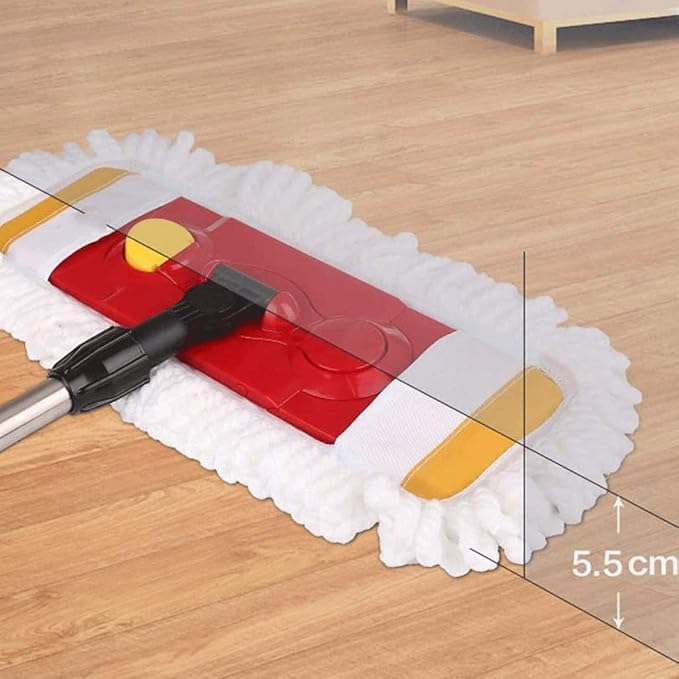 Dust Mop Microfiber Mops for Floor Cleaning with Extendable Adjustable Handle and Washable Pads