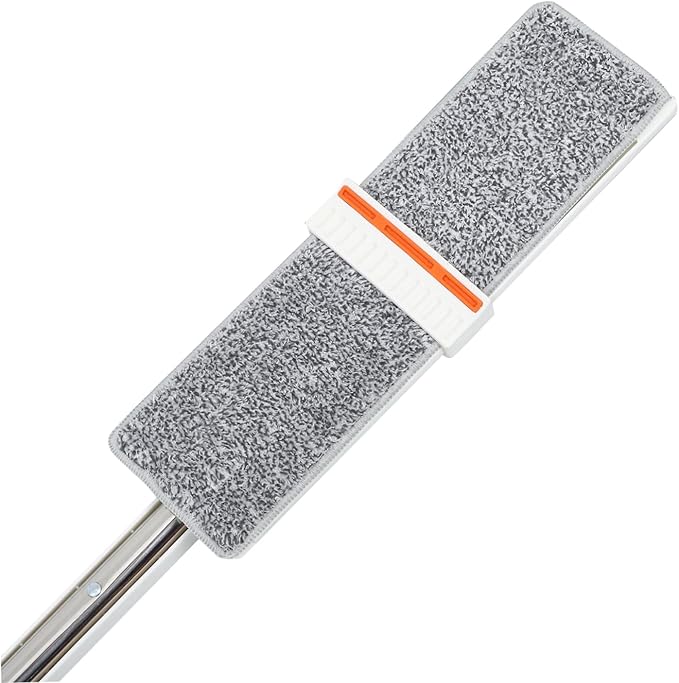 36cm Flat Mop Set Wet and Dry Self-Wringing Mop with 3 Reusable Pads Adjustable Cleaning Tool for Home Use for Floors and Walls