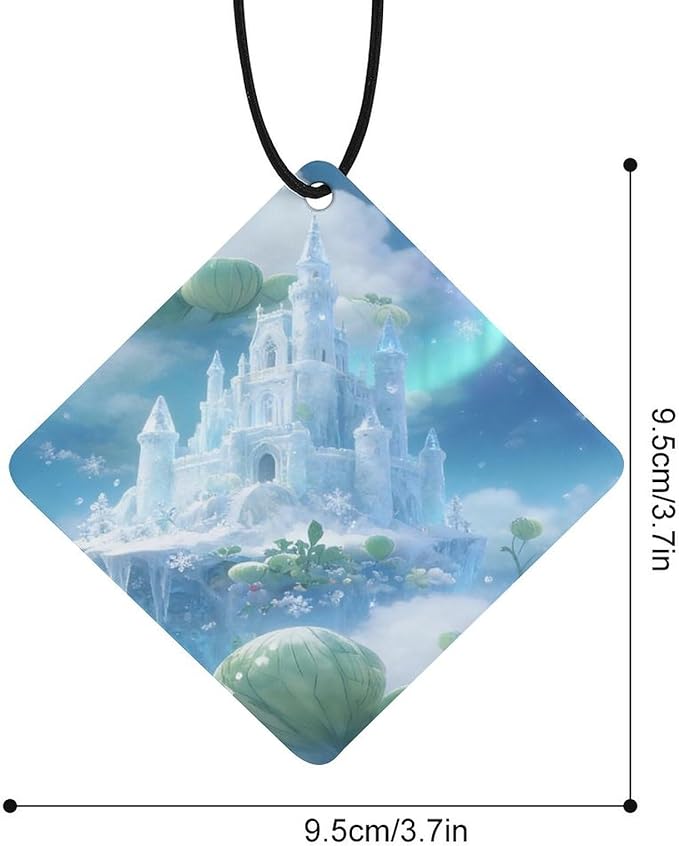 5PCS Car Air Freshener Hanging Personalized Double Sided Snowflakes Car Fresheners Long Lasting New Cars Scents Cute Automotive Freshies for Closets Drawers (tea)