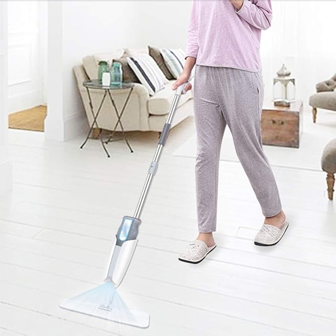 Flat Mop Free Hand Washing 360 Spin Microfiber Pad Wet and Dry Home House Office Cleaning Tool Kitchen Floor Clean
