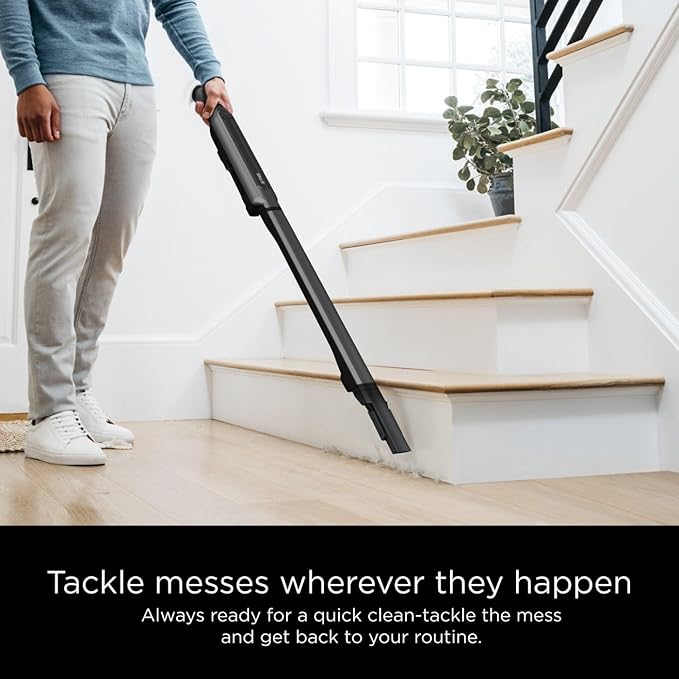 Shark WANDVAC System Pet Ultra-Lightweight Powerful Cordless Stick Vacuum with Charging Dock WS642 Grey