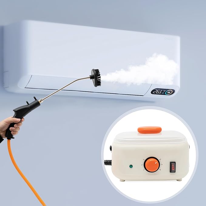 Steam Cleaner Multipurpose Steam Cleaner High-Pressure Steam Cleaner Handheld Portable Steam CleanersMattress Vacuum Cleaner(110 V2500W)1.5 L for Floors Cars Tilesfor Home Use.