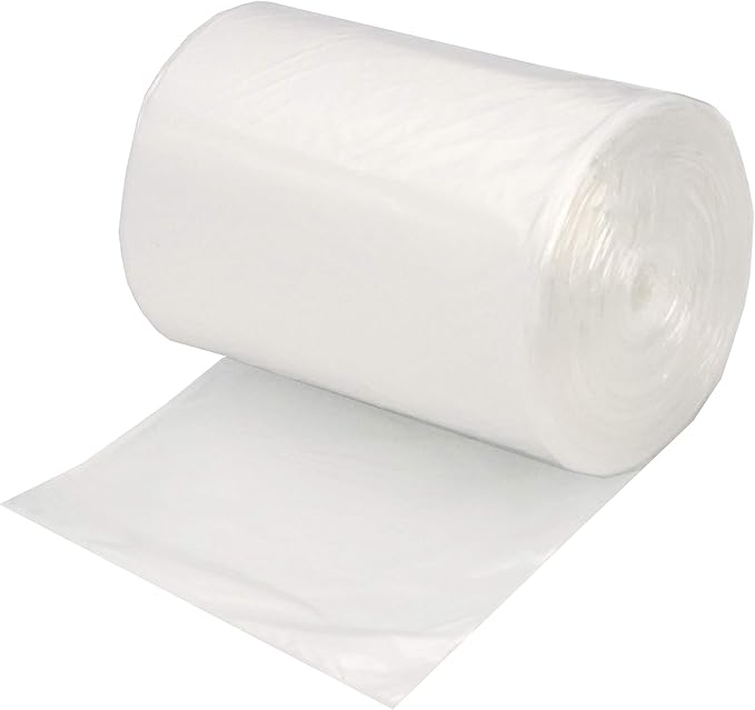 8-12 Gallon Clear Trash bag Garbage Bag Trash Can Liner (8-12 Gallon (100 Bags))