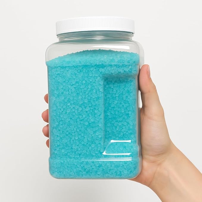 Premium Laundry Scent Booster Crystals Turquoise Blue 9 lbs Long-Lasting Fresh Fragrance Compatible with Standard and HE Washers