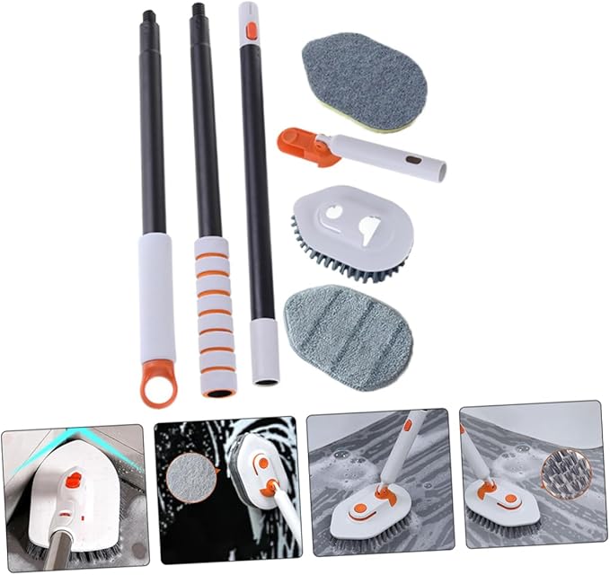 Multifunctional Water Stain Brush Bathroom Cleaning Tile Corner Scrubber