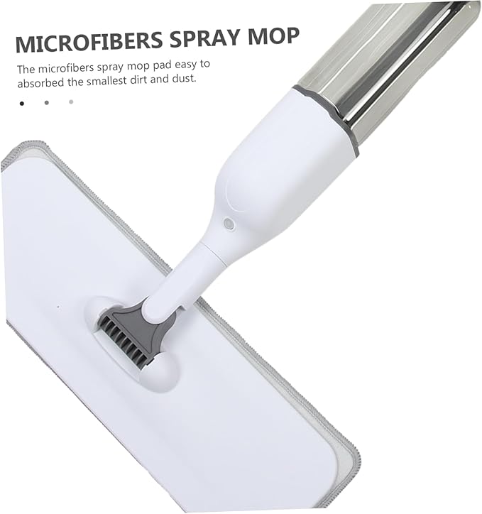 Didiseaon 1set Floor Cleaning Mop Wet Dry Use Mops for Hardwood Laminate Tile Cork Microfiber Pads