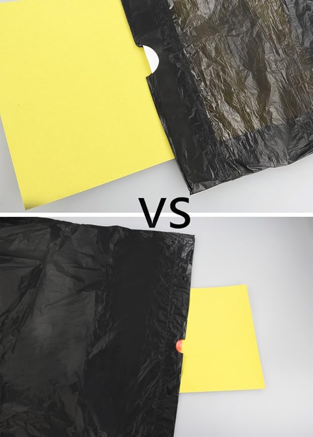 Begale 7 Gallon Drawstring Trash Bags Black 110 Counts