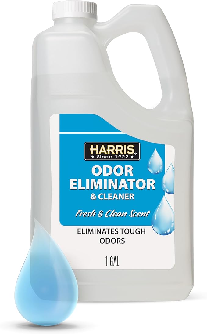Harris Odor Eliminator and Cleaner Concentrate - 1 Gallon - Fresh &amp Clean Scent