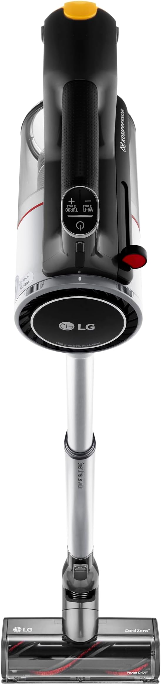 LG CordZero Cordless Stick Vacuum 2 Batteries 120 Min Run Time Powerful Cleaning for Carpet Hard Floors &amp Pet Hair Lightweight High-Capacity Dust Bin 10-Year Motor Warranty A926KSM (Renewe