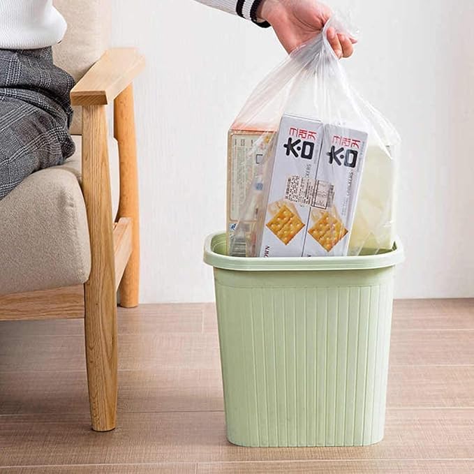 APQ Outdoor Trash Bags Large 30 x 37 Pack of 500 Clear Trash Can Liners Thin 0.39 Mil Polyethylene Big Garbage Bags Unscented Leakproof Waste Basket Bags 20-30 Gallons Kitchen Waste Basket Liner