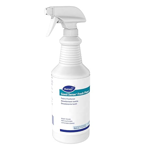 Diversey 3027188 Good Sense Fresh Phase Fabric Freshener Neutralizes Stubborn Odors Fresh Scent Ready-to-Use 32-Ounce