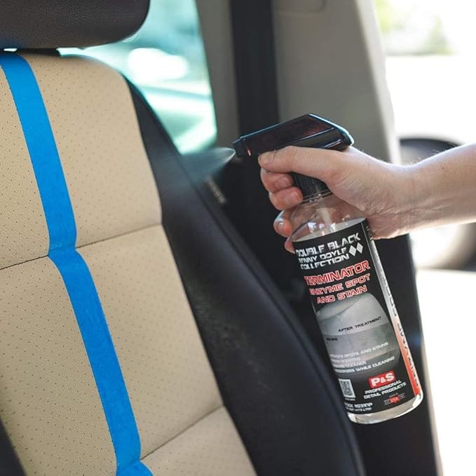 P &amp S Professional Detail Products Terminator Enzyme Spot &amp Stain Remover – Professional Upholstery &amp Carpet Cleaner Eliminates Grease Dirt Protein-Based Stains Fresh Scent - 1 Gallon