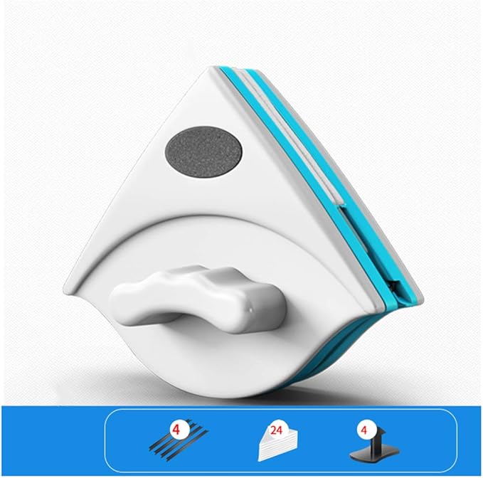 Magnetic Window Cleaner Double-Side Magnetic Glass Cleaner Plastic Household Cleaner Wiper Window Glass Surface Wiper Brush