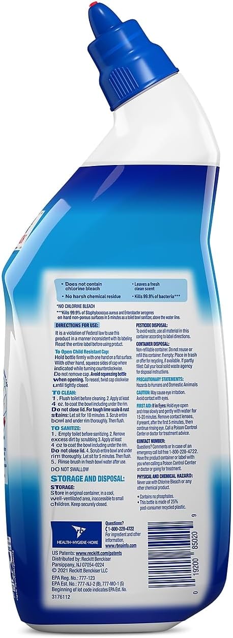 Lysol Toilet Bowl Cleaner Ocean Fresh 24 oz. 9/Carton