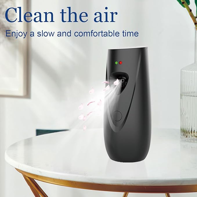 Automatic Air Freshener Spray Dispenser Free Standing or Wall Mounted Automatic Aerosol Spray Dispenser for Home Indoor Bathrooms Offices Hotels and Commercial Places (B-03)