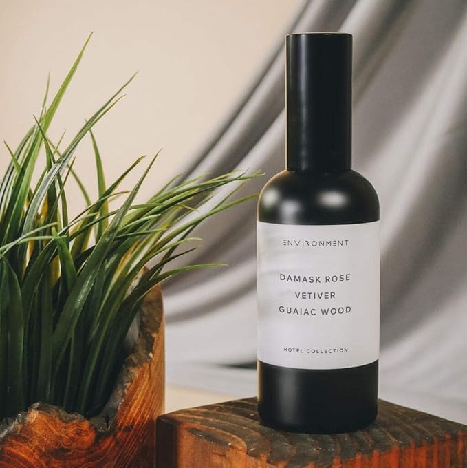 ENVIRONMENT Inspired by 5-Star Resort FMT Room Spray 100ml Air Freshener (Damask Rose | Vetiver | Guaiac Wood) Home Fragrance Accessories Room Perfume Room Deodorizer Vegan &amp Cruelty-Free
