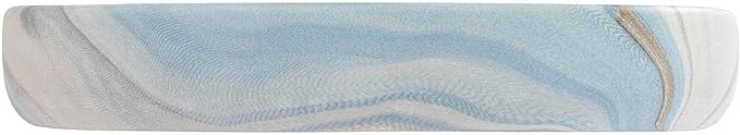 Avanti Linens - Soap Dish Resin Countertop Accessories Guest Bathroom Essentials (Waves Collection Blue)
