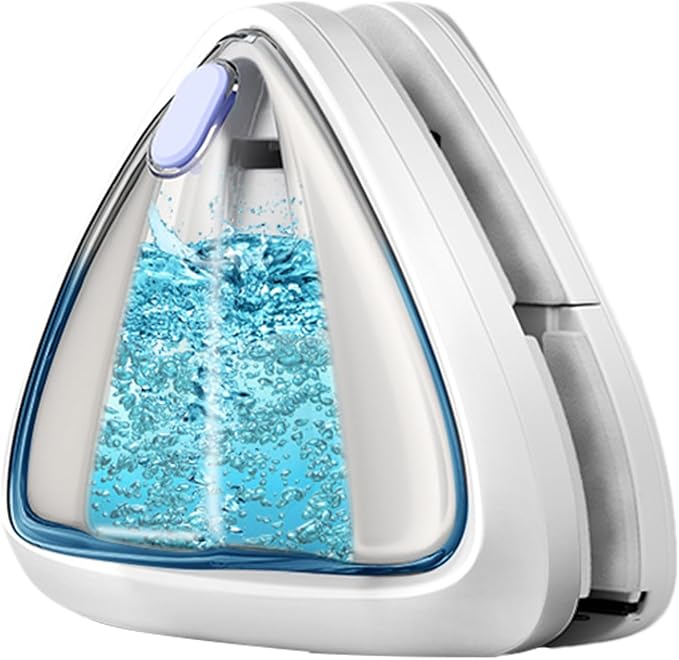 Magnetic Glass Cleaner - Double-Sided Wiper Window Cleaning Tool Glass Cleaner Stable Magnetic Adsorption Device | Outside Window Clean Home School Ideal for Work Area Hotel Cleaning