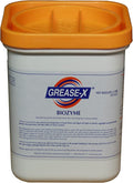 RootX GREASE-X BIOZYME JAR Microbes for sewers drain lines and septic systems that eliminate fats and grease