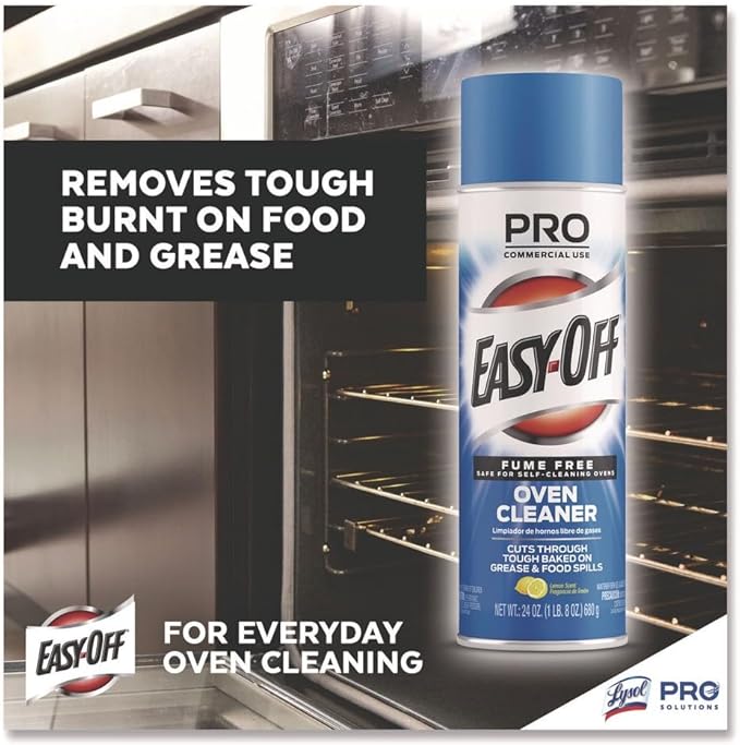 Fume Free Max Oven Cleaner Foam Lemon 24 Oz Aerosol Spray 6/carton