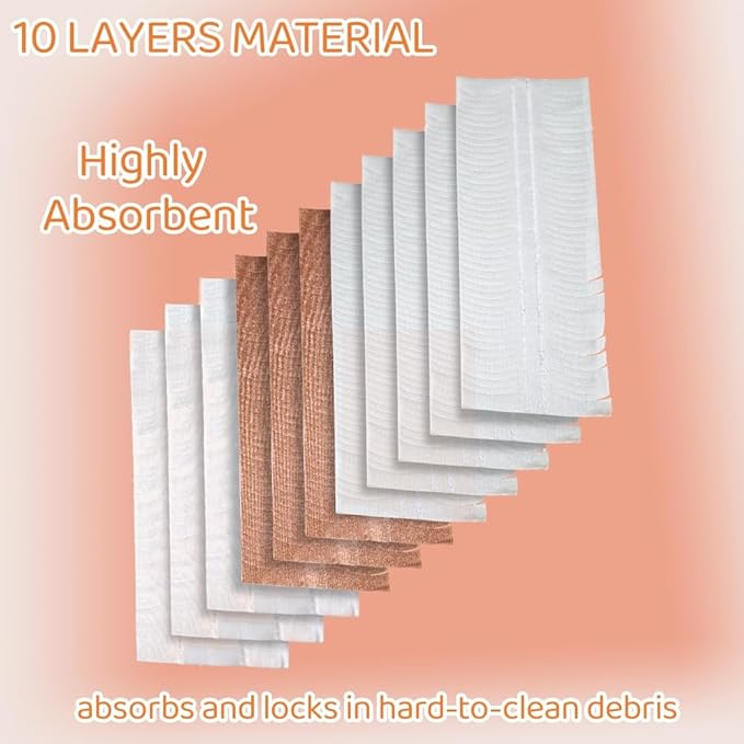 Replacement Pads for S.wiffer PowerMop Disposable Mop Pads Wood Mopping Pad Refills Spare Pack for Floor Cleaning 25 Count