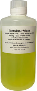Electro Cleaner Solution Bath or Brush Application 32 oz/1 Liter