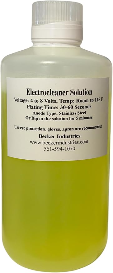Electro Cleaner Solution Bath or Brush Application 32 oz/1 Liter