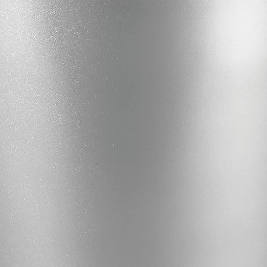 mDesign Round Plastic Bathroom Garbage Can 1.25 Gallon Wastebasket Garbage Bin Trash Can for Bathroom Bedroom and Kids Room - Small Trash Can - Fyfe Collection - Silver